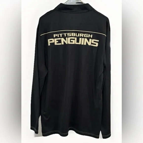Majestic Thermabase Pittsburgh Penguins NHL
1/4 Zip LA Shirt Black Mens Size XL - Picture 3 of 7